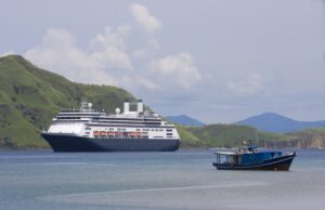 Holland Cruise Ship at sea